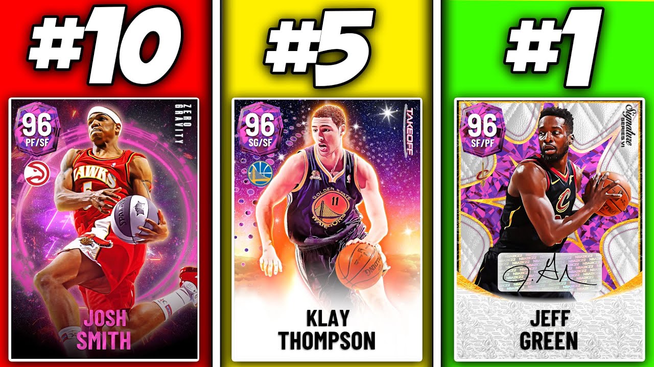 RANKING THE TOP 10 PINK DIAMOND CARDS IN NBA 2K22 MYTEAM!! YouTube