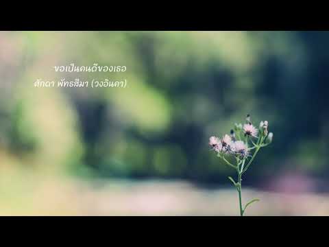 ขอเป็นคนดีของเธอ : ศักดา พัทธสีมา (วงอินคา)