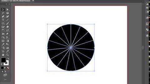 how to devide a circle into equal parts in illustrator cc 2019