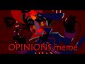 【ハズビンホテル】Opinions meme【手描き】※流血表現注意⚠Bloodwarning