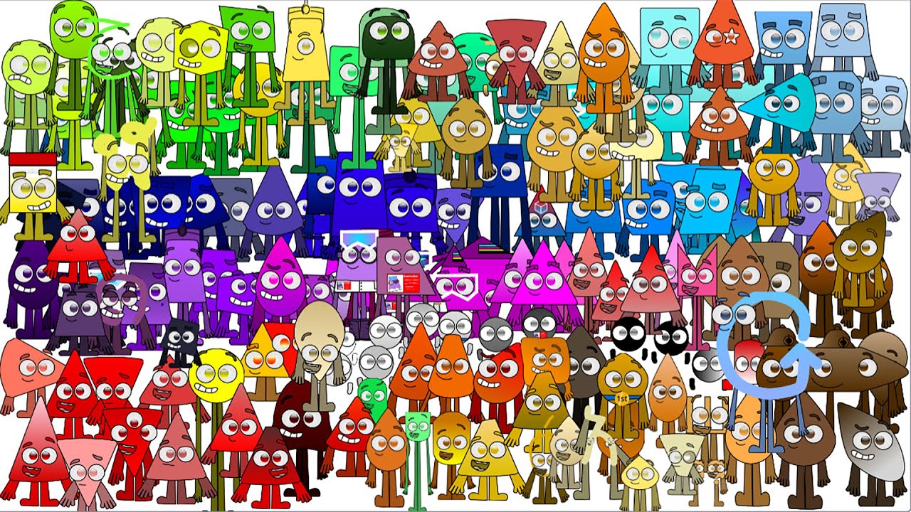 Colourblocks Band but Wandorblocks Band Revamped V3  in colourland ‪ 