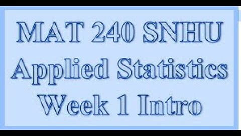 MyStatLab Intro