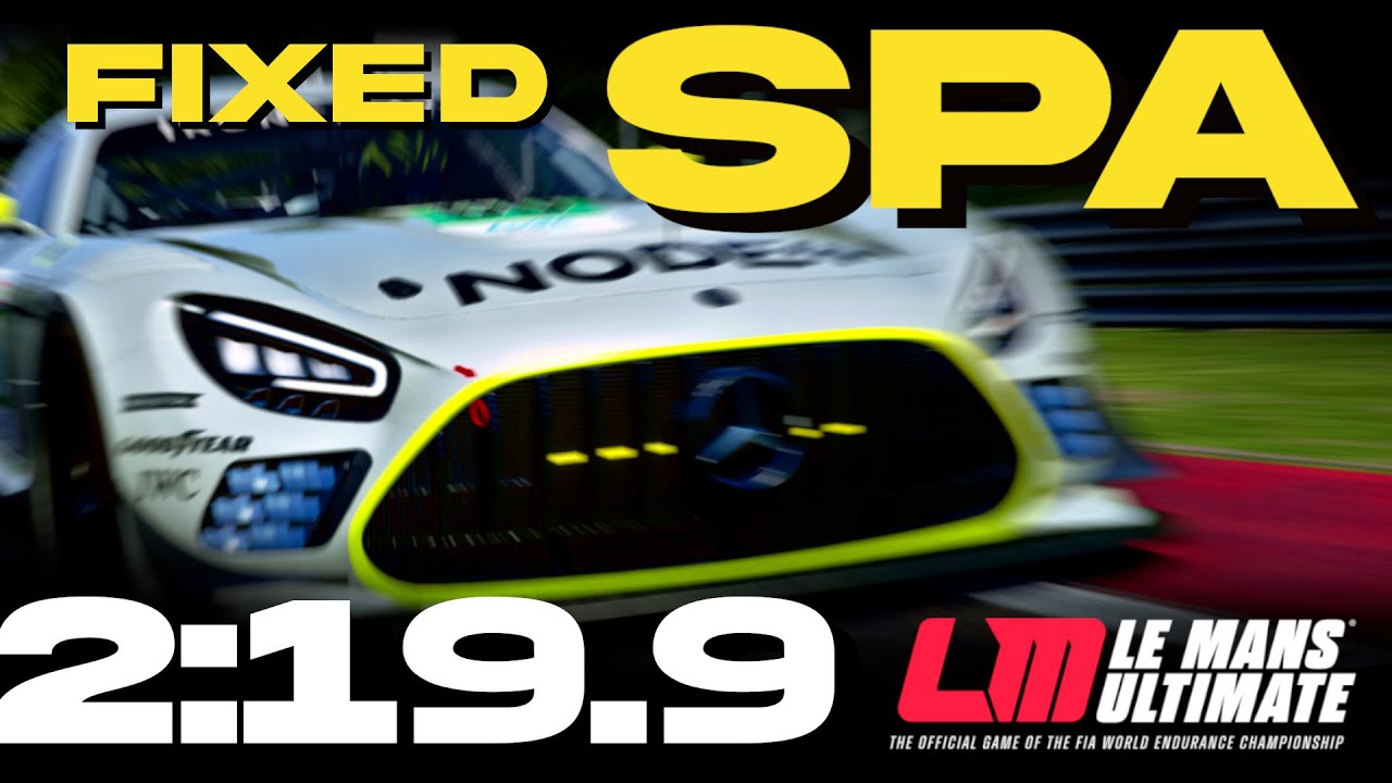 SPA HOTLAP  |  FIXED SETUP  |  