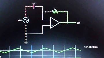 Animation of Differential Amplifier using OP Amp