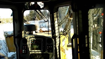 Caterpillar D6T Clearing Trees