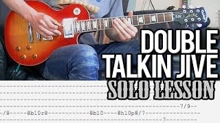 Guns N'Roses - Double Talkin Jive SOLO Guitar Lesson (With Tab)