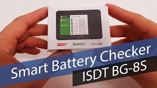 ISDT BG-8S Smart Battery Checker first look and test