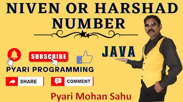 Java Niven Number | Harshad Number | Write a program to check whether a given number is Niven or not