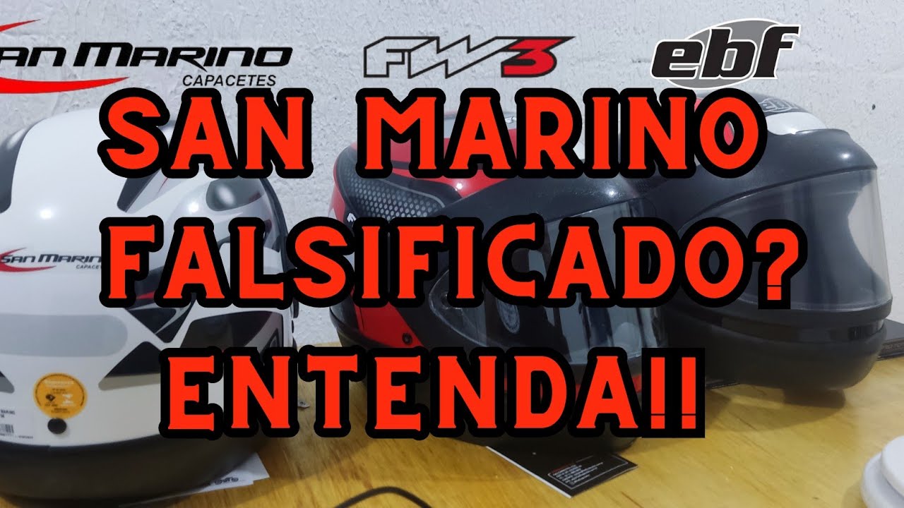 Comparativo de capacete Automático FW3 ebf San Marino