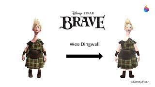 Paint 3D Tutorial: Wee Dingwall ~ Brave (2012)