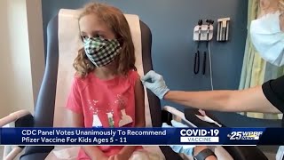 CDC panel votes unanimously to recommend Pfizer vaccine for kids ages 5-11