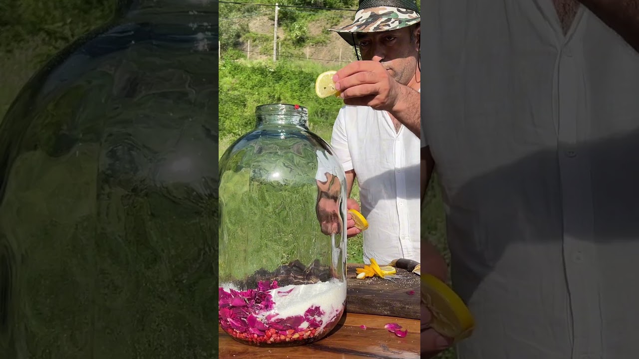 Wild Mountain Strawberry Compote 🍓 | Rustic Lake Cooking 