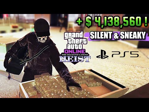 Silent and Sneaky Duo - 4 Million Diamond Casino Heist (GTA Online PS5)