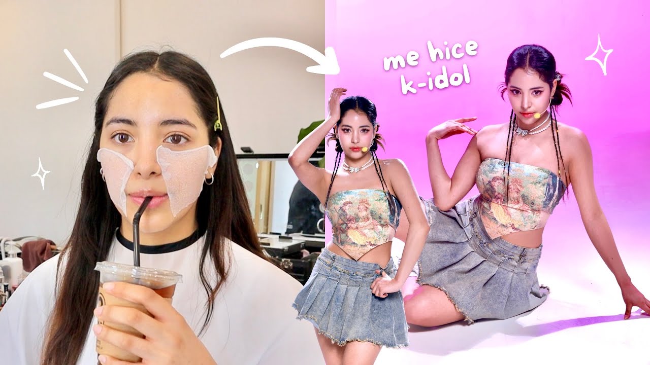 ¡¿LA PRIMERA K-POP IDOL MEXICANA?! Transformándome en una k-pop idol por un día (Eng sub)