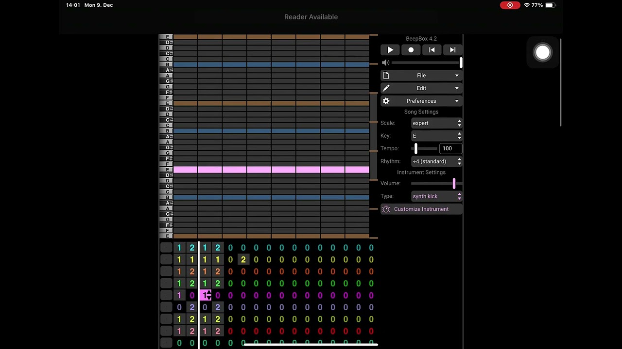 Most sprunki sounds recreated in beepbox