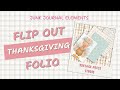 Junk Journal Flip Out Folio Thanksgiving Printable #papercrafting #junkjournaling #printables
