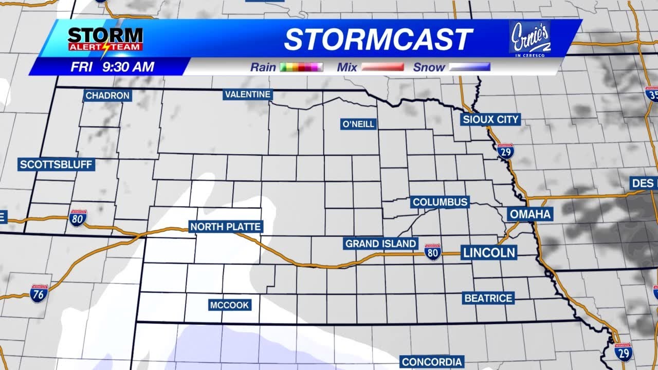 Thursday into Friday chance at rain/snow mix - January 4, 2024 - YouTube