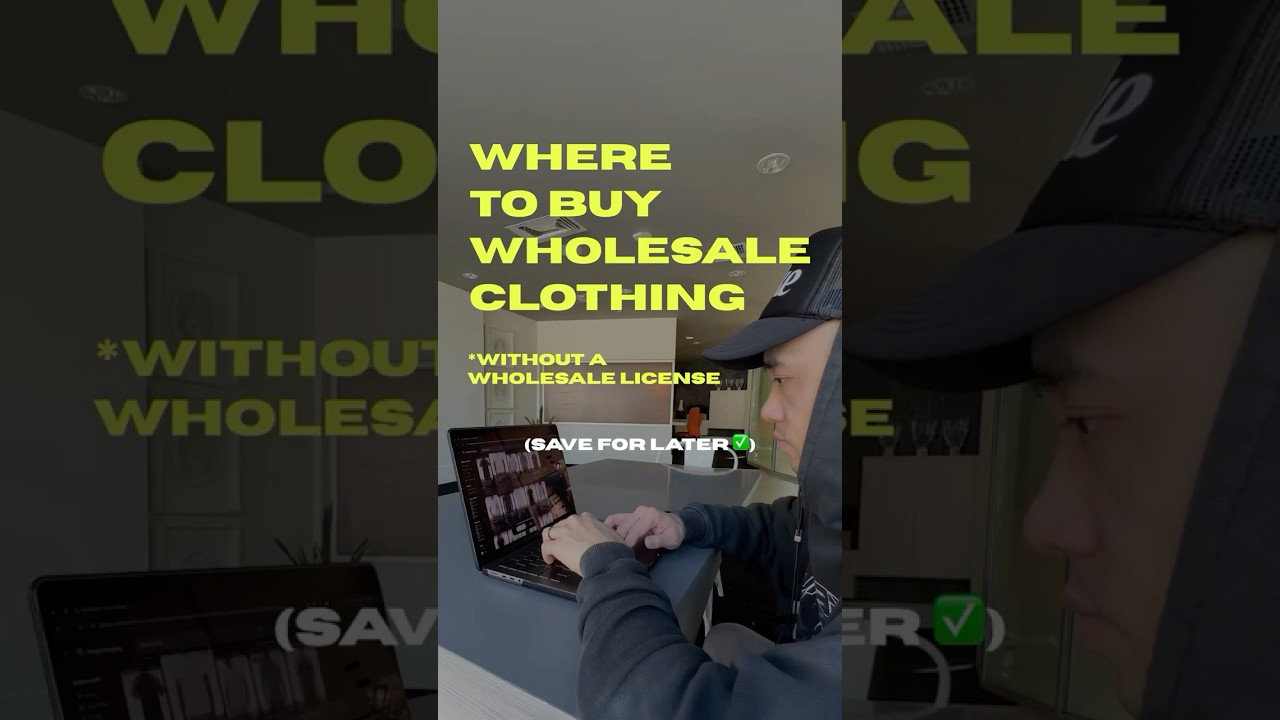 Where To Buy Wholesale Clothing (without a wholesale license)
