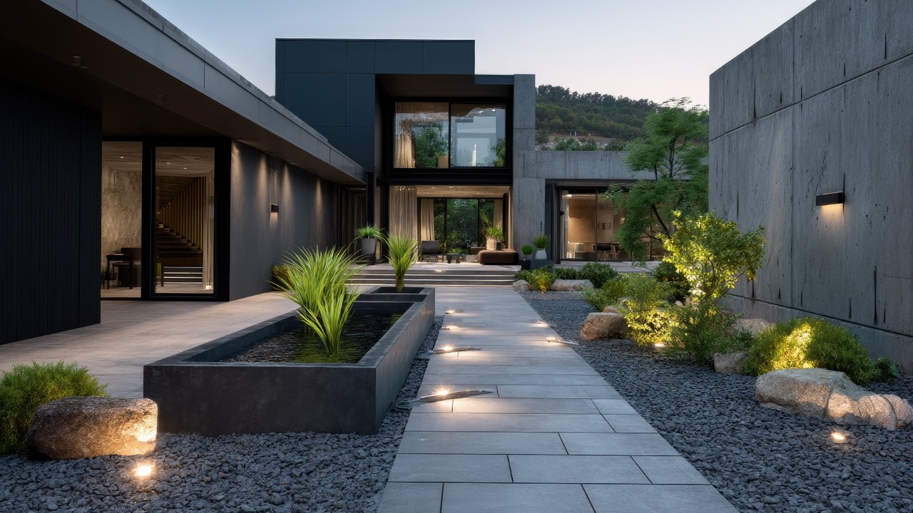 Роскошная бруталистская архитектура – ​​смелые бетонные дома с изысканным стилем.