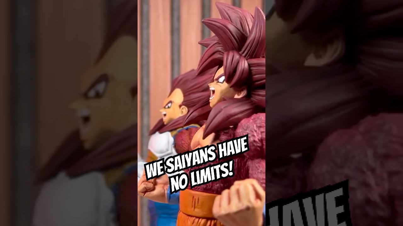 WE SAIYANS HAVE NO LIMITS but its DAIMA SS4! CUSTOM Vegeta & Goku Figures 
