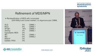 MDS 2025: Plenary Session 5: MDS classification in 2025