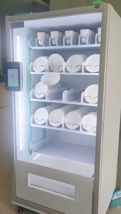 plate vending machine - YouTube