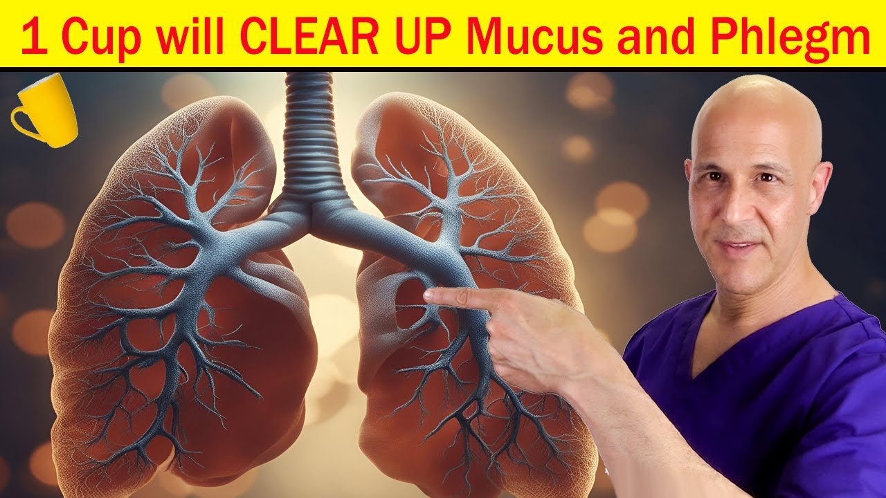 1 cup will clear up phlegm mucus in throat airways chest and lungs