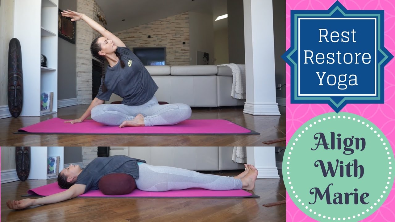 15 minute RESTORATIVE YOGA hip opening Beginner Friendly YouTube