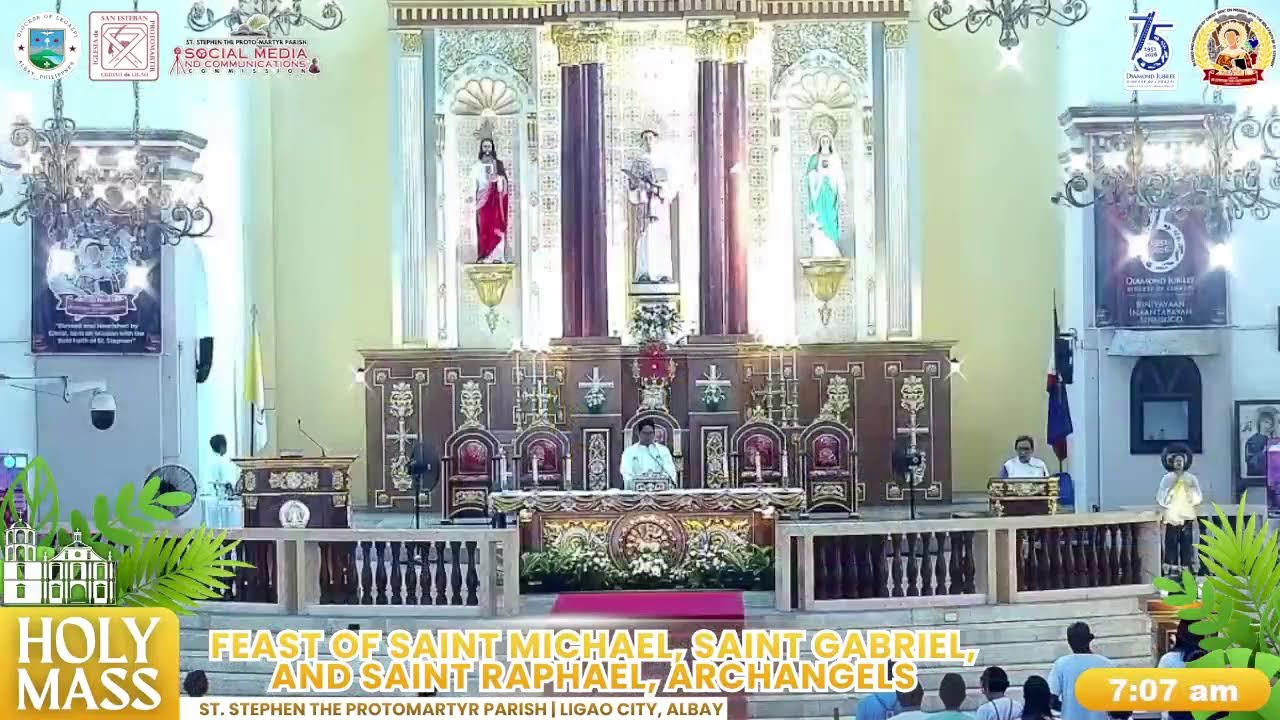 Holy Mass | Feast of Saint Michael, Saint Gabriel, and Saint Raphael, archangels