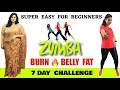 Bye Bye Belly Fat 🔥 7 Mins Easy Zumba Dance Workout For Beginners at Home  | Zumba for Weight Loss