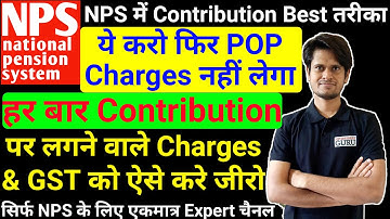 NPS D Remit Virtual id creation | NPS Contribution Charges | NPS POP Charges | NPS Virtual account
