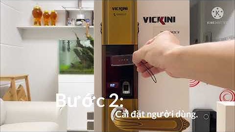 Cách cài đặt khoá điện tử cho cửa gỗ.(VICKINI)