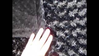 Personalized Black Rose Swirl Black Dot Minky Blanket