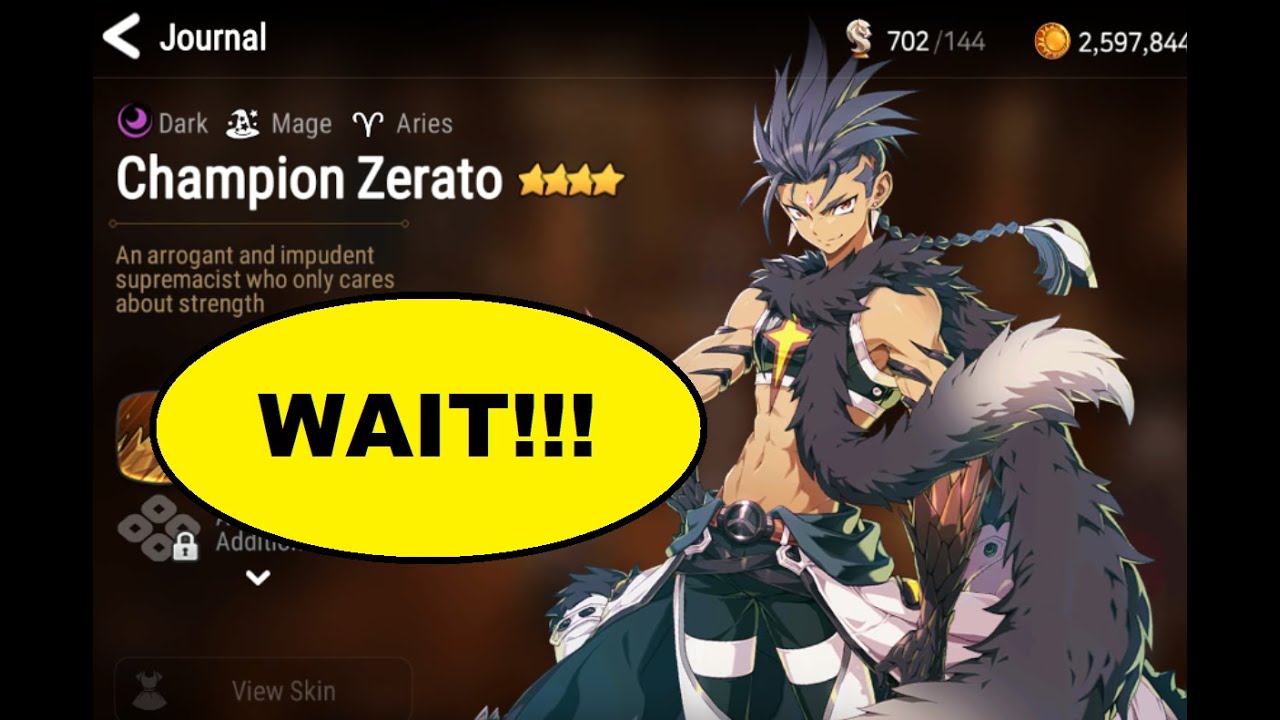 DO NOT RECALL YOUR CHAMPION ZERATO UNTIL YOU WATCH THIS VIDEO