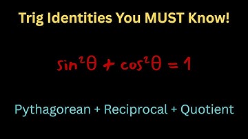Pythagorean, Reciprocal & Quotient Identities Explained | Trigonometry, Pre-Calculus 12