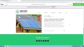 Como Hacer un Blog con Wix