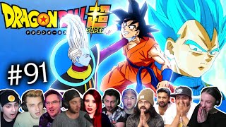 WHIS vs GOKU!! REACTION MASHUP Dragon Ball Super Episode 91 (ドラゴンボール)