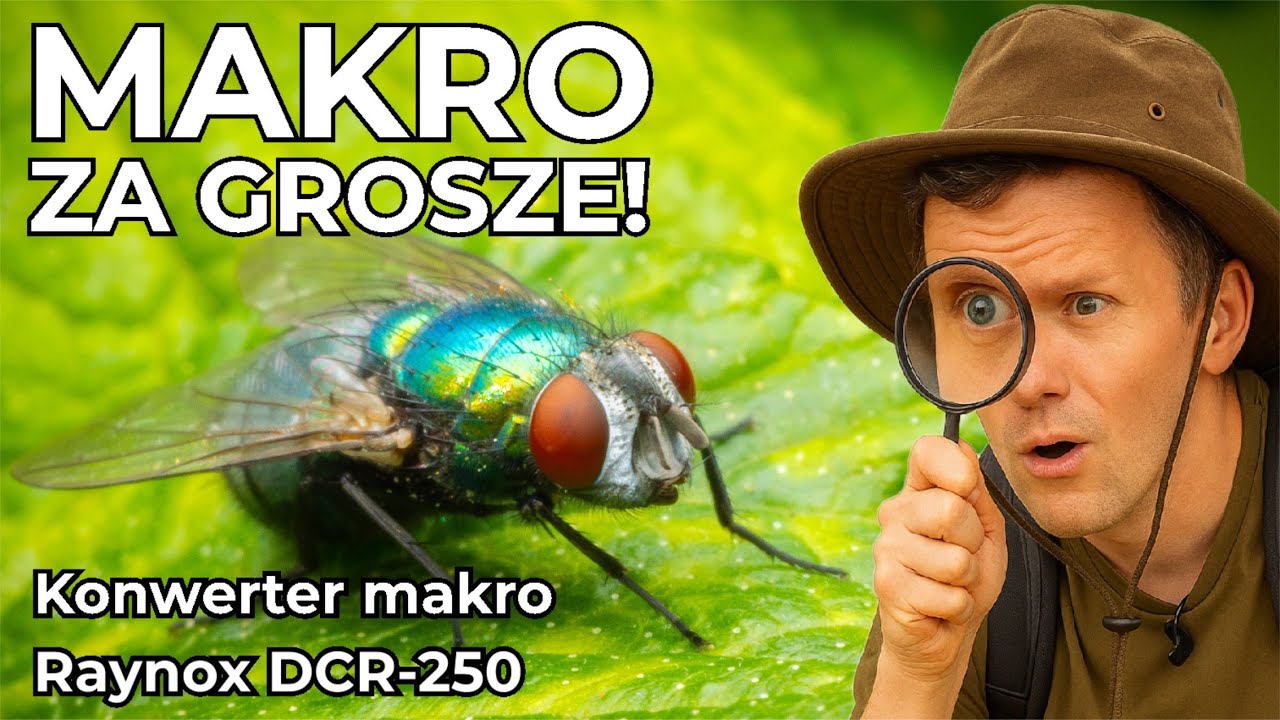 Fajne Makro po Taniości! Niesamowite zdjęcia owadów z Lumix GH6 + Raynox DCR-250 