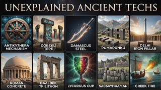 15 Most Mysterious Ancient Technologies Scientists STILL Can't Explain in 2026 !