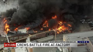 No injuries reported in massive fire on Northwest Side