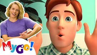 Peek A Boo + MORE! | CoComelon Nursery Rhymes & Kids Songs | MyGo! Sign Language For Kids