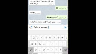 Susi.ai telegram bot