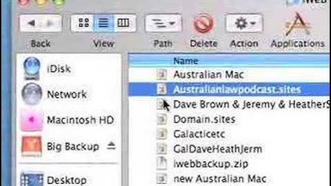 iWeb 06 and multiple sites on .mac