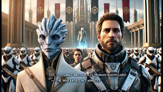 Le diplomate a amené un garde du corps humain — La guerre s'est terminée en 3 minutes | Histoire HFY