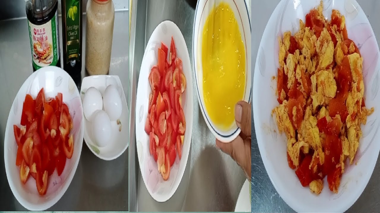 Tomato and egg recipe taiwan style YouTube