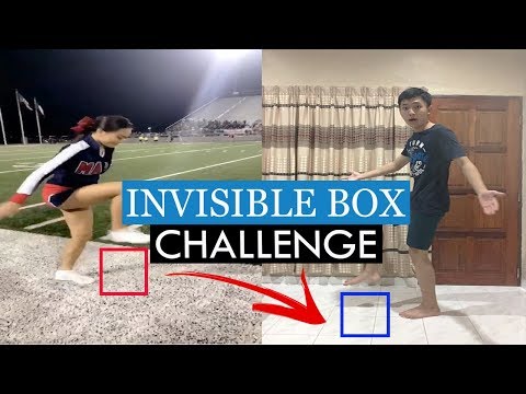 INVISIBLE BOX CHALLENGE ! CAN'T BELIEVE I STEP ON AIR !!! [CHALLENGE]