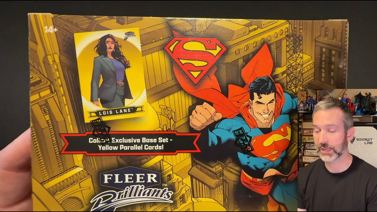 Fleer Brilliants Superman GameStop Exclusive Blaster