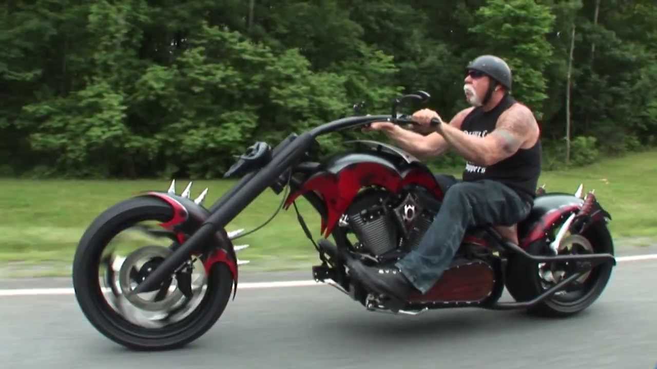 Custom "Bad Guys" Themed Chopper by OCC - YouTube