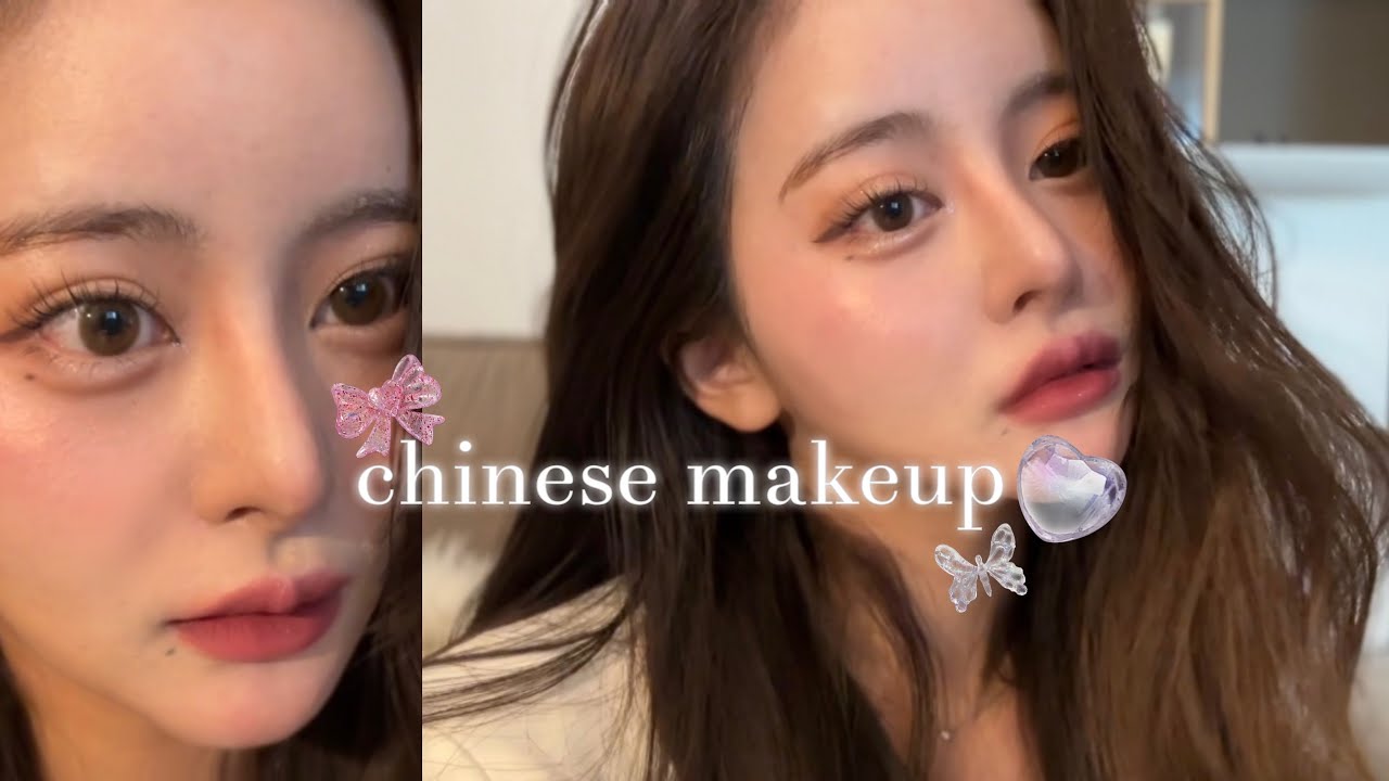 甘めのワンホンメイクアップ　🐈‍⬛💞　　　　　　　　　【おすすめコスメ】【ワンホンメイク】【メイク動画】