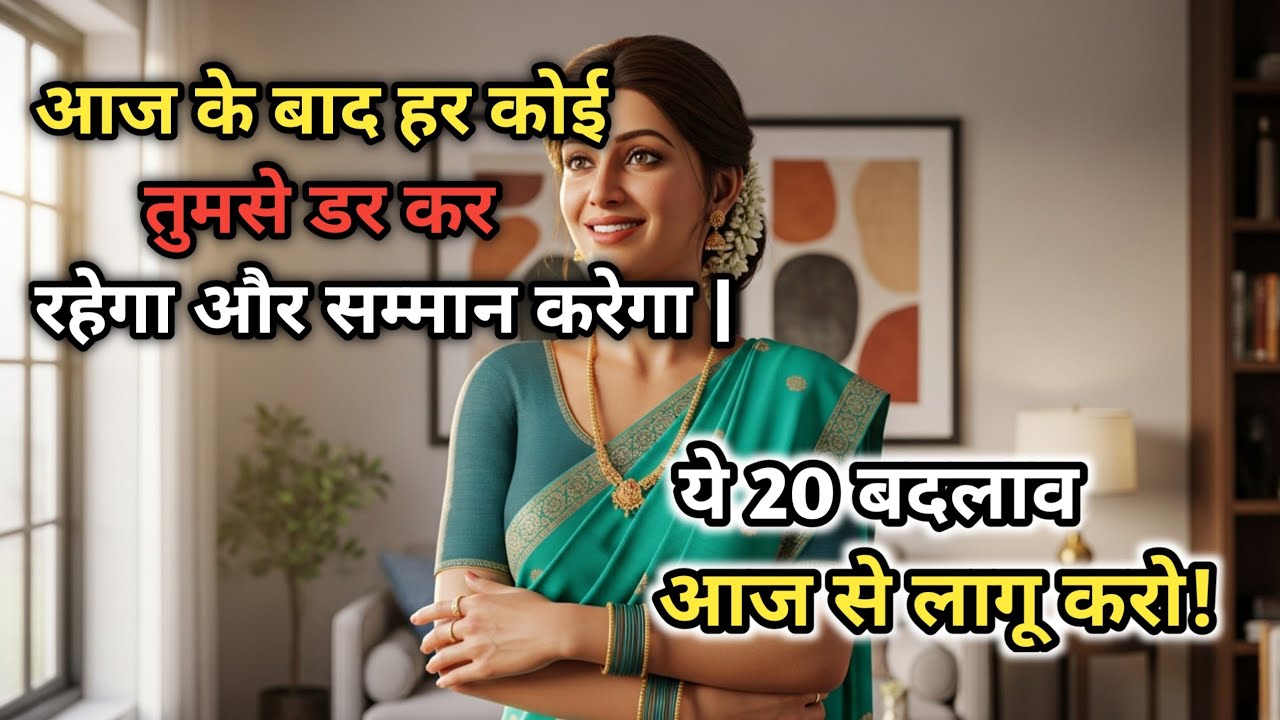 ये 20 बदलाव लाओ और दुनिया को अपनी इज़्ज़त करना सिखाओ | Fear & Respect Psychology |  Motivation |